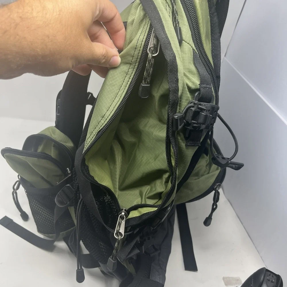 Orvis Fly Fishing Backpack Olive Drab Hiking Rod Bag Water-Resistant